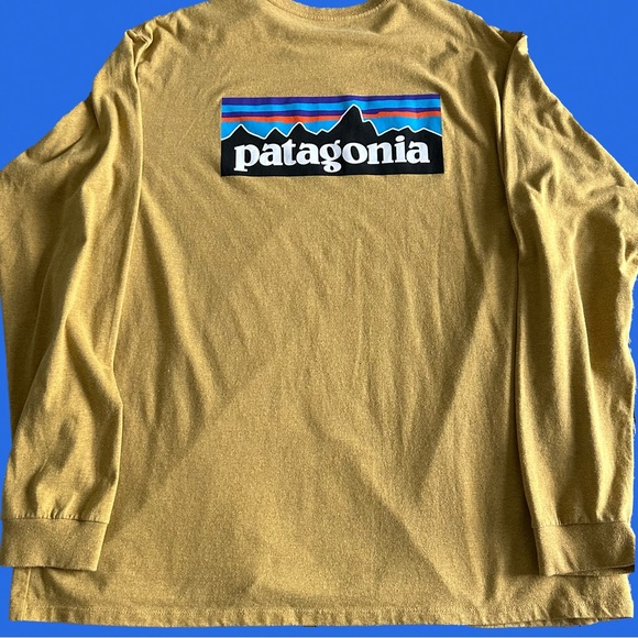 Patagonia Shirts Mens Patagonia Long Sleeve Tshirt Xxl Mustard